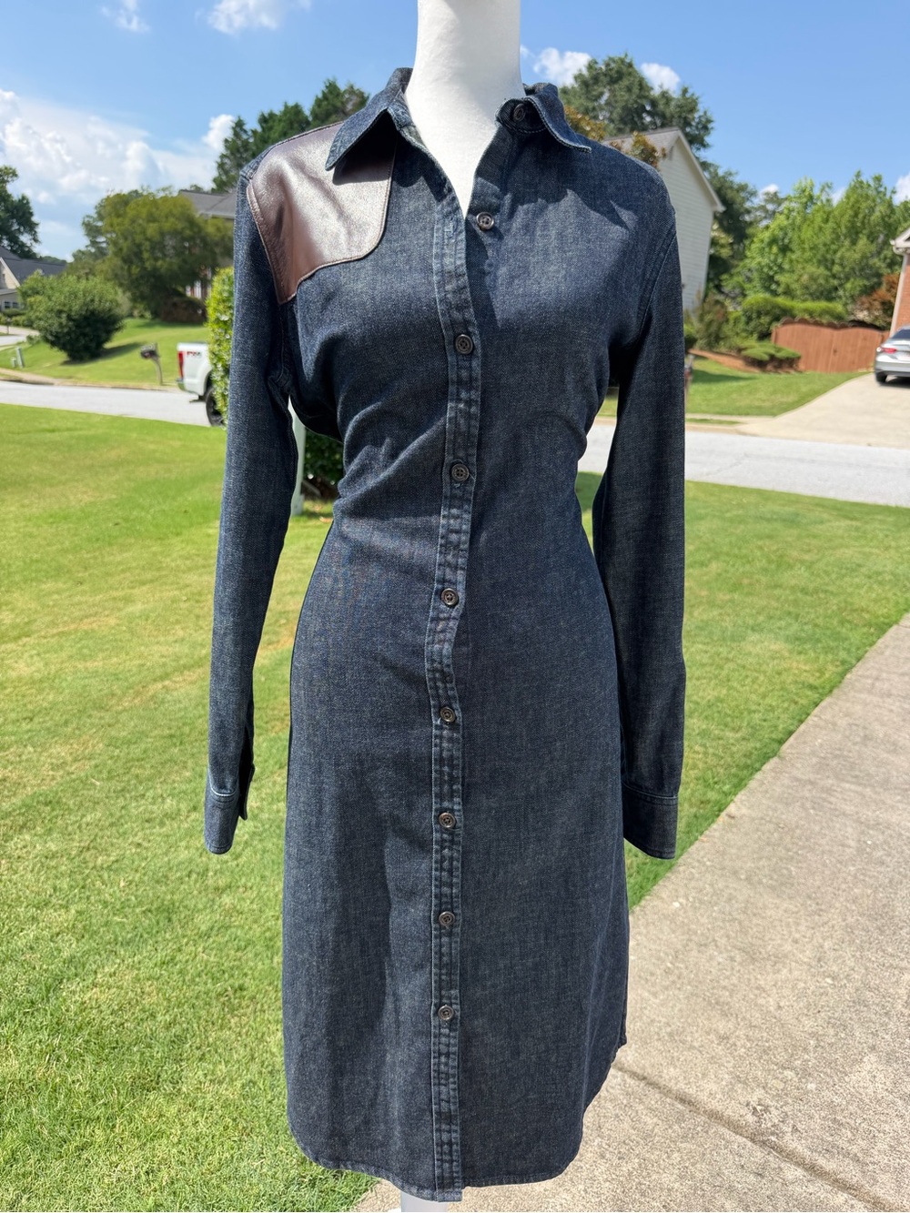 Ralph Lauren Jean Co. Cotton Denim Dress (sz M)